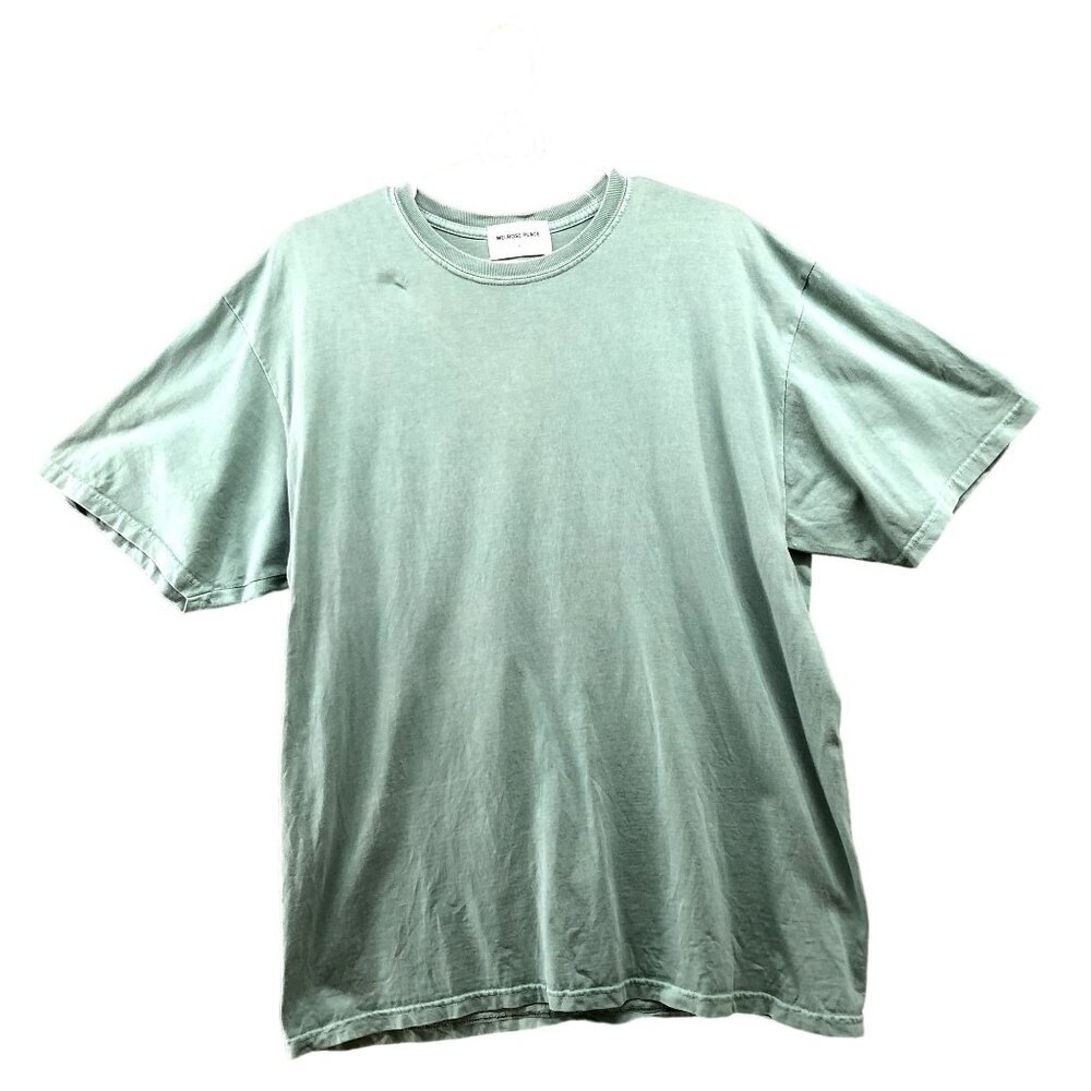 New Republic Melrose Place T Shirt Mens Large L Sage Green Short‎ Sleeve Cotton